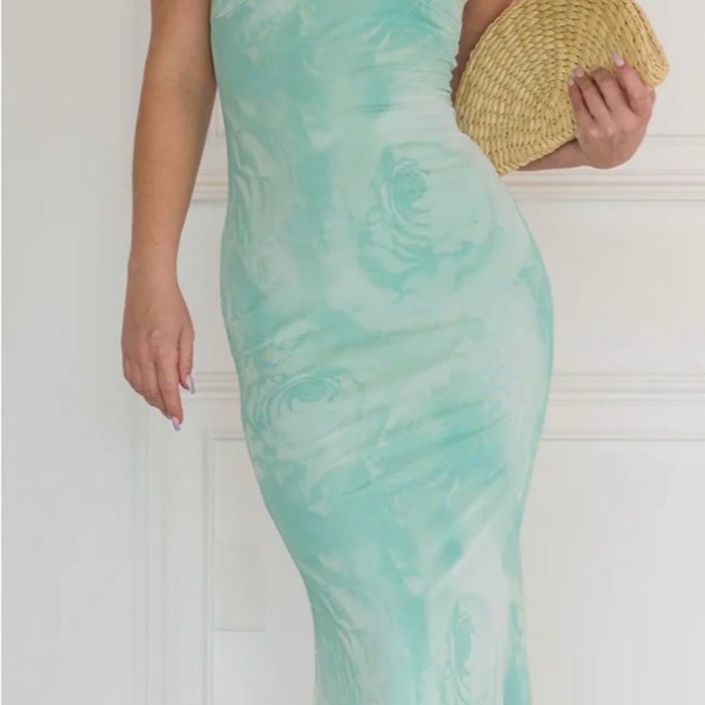 Mint Green Sleeveless Dress